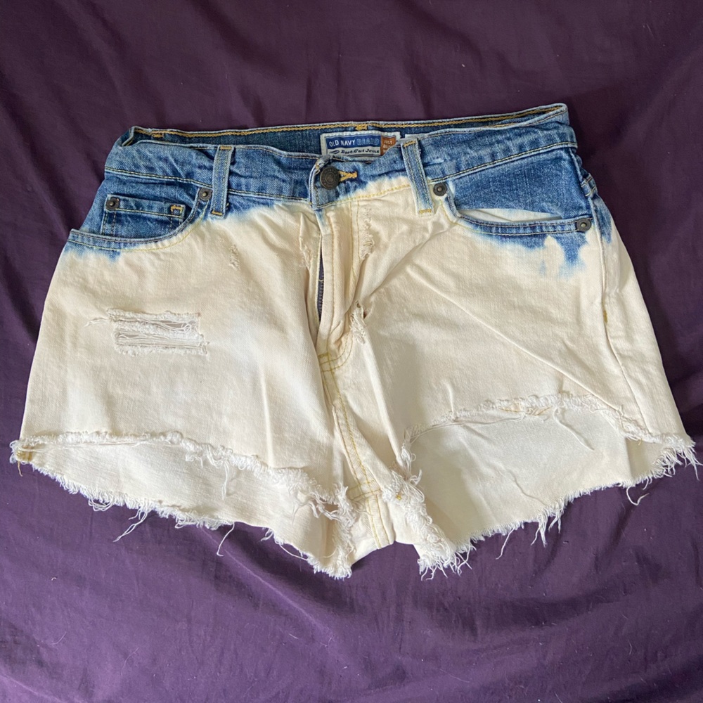 size 4 old navy high waisted cut off shorts